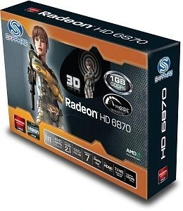 Sapphire Radeon HD 6870, 1GB GDDR5, 2x DVI, HDMI, DP, lite retail