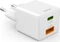 Hama Schnellladegerät 1x USB-C PD 1x USB-A QC Mini-Ladegerät 30W weiß Vorschaubild