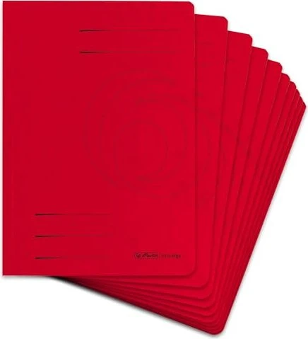 Herlitz Schnellhefter Colorspan, A4, rot, 10er-Pack