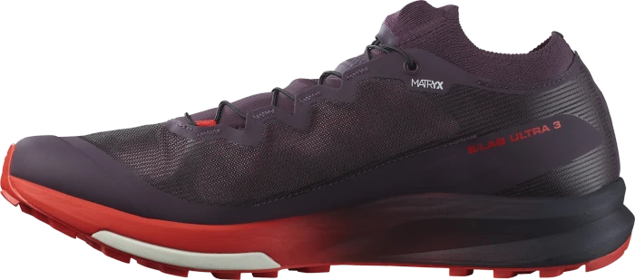 Salomon S/Lab Ultra 3 plum perfect/fiery red/white (Herren)