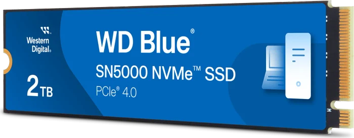 Western Digital WD Blue SN5000 NVMe SSD 2TB, M.2 2280 / M-Key / PCIe 4.0 x4