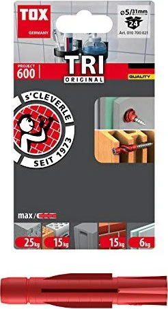 TOX Tri 5/31 Allzweckdübel, 5x31mm, 24 Stück
