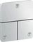 Hansgrohe Axor ShowerSelect ID softsquare Kontrollfeld Ventil für 3 Verbraucher chrom Vorschaubild