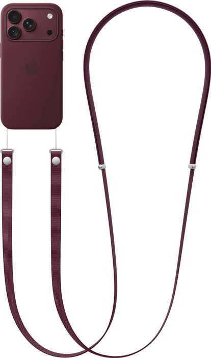 Apple Crossbody Band burgunder