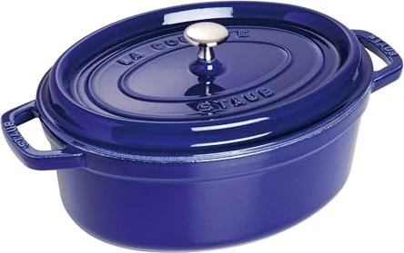 Zwilling Staub Cocotte Schmortopf oval 35.3x29cm 4.2l dunkelblau