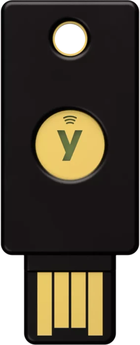 Yubico Security Key NFC black, USB-A/NFC, 1 Stück