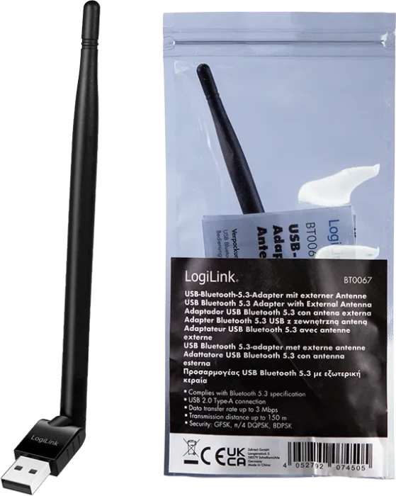 LogiLink Bluetooth 5.3 Dongle, USB-A 3.0 [Stecker]