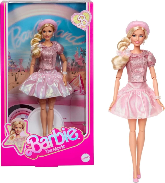 Mattel Barbie - Signature the Movie - Margot Robbie als Barbie n rosafarbener Bluse und Tüllrock
