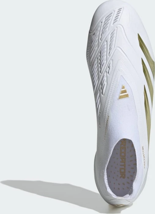 adidas Predator Elite Laceless FG cloud white/gold metallic