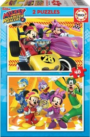 Educa Mickey and the Roadster Racers 2x 48