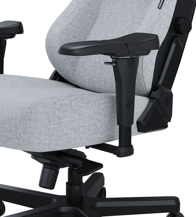 Anda Seat Kaiser 3 Pro Premium XL Gamingstuhl, Ash Gray, Stoff grau
