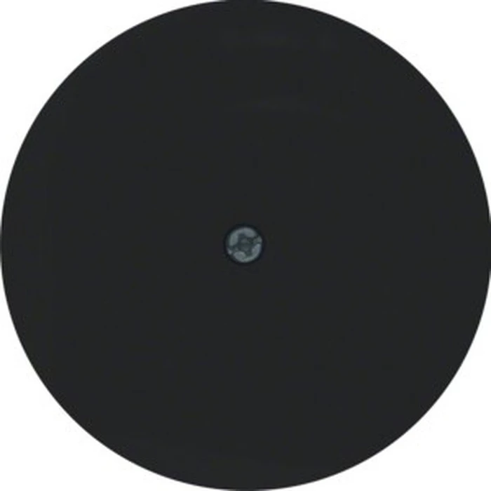 Berker R.1/R.3/R.classic Blindverschluss für Kabelauslass, schwarz glänzend