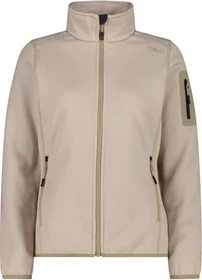 CMP Knit Tech Melange Fleece Jacke weiß (Damen)