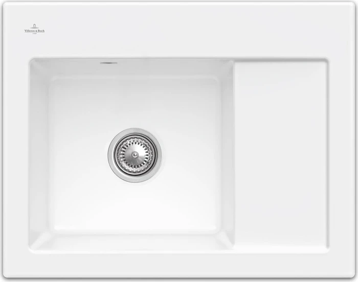 Villeroy & Boch Subway 45 Compact Einbau Becken links stone white