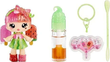 MGA Entertainment Yummiland - Lipgloss Doll Mystery Color Change - Poppy Melonberry