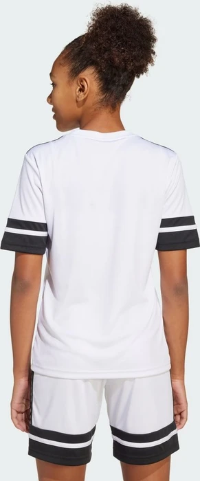 adidas Squadra 25 Trikot kurzarm weiß/schwarz (Junior)