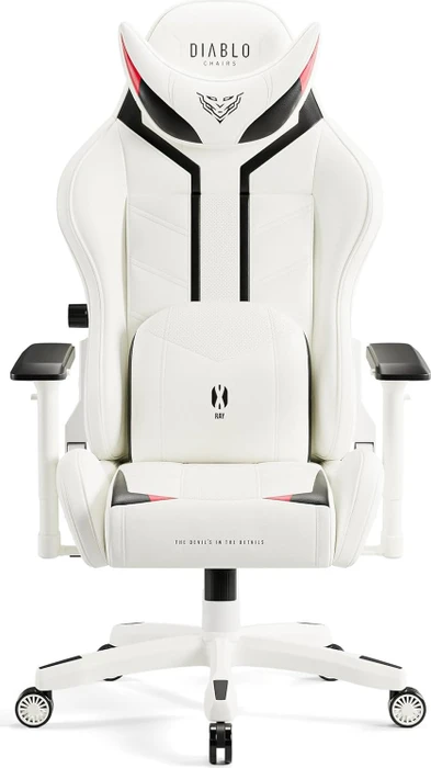 Diablo Chairs X-Ray 2.0 King Gamingstuhl, weiß/schwarz