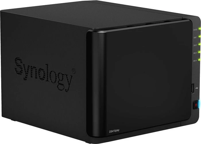 Synology DiskStation DS415play, 1GB RAM, 1x RJ-45 1000Base-T, 2x USB-A 3.0