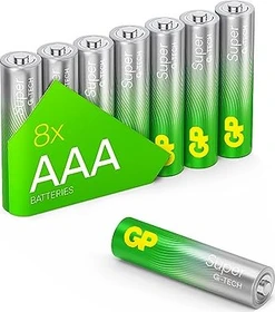 GP Batteries Super Alkaline Micro AAA, 8er-Pack