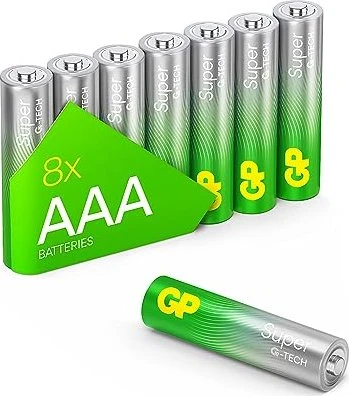 GP Batteries Super Alkaline Micro AAA, 8er-Pack