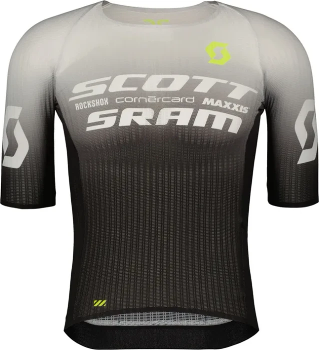 Scott RC Scott-Sram Race Trikot kurzarm schwarz/weiß (Herren)
