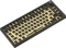 Glorious GMMK Pro 75%, Switch Plate, Metall (Messing), ANSI, gold Vorschaubild