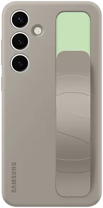 Samsung Silicone Grip Case für Galaxy S24+ taupe