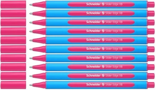 Schneider Slider Edge XB Kugelschreiber pink/blau, 10er-Pack