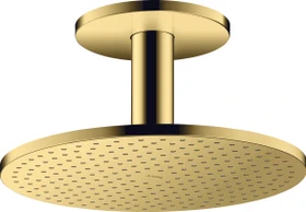 Hansgrohe Axor ShowerSolutions Kopfbrause 300 2jet mit Deckenanschluss polished goldoptik