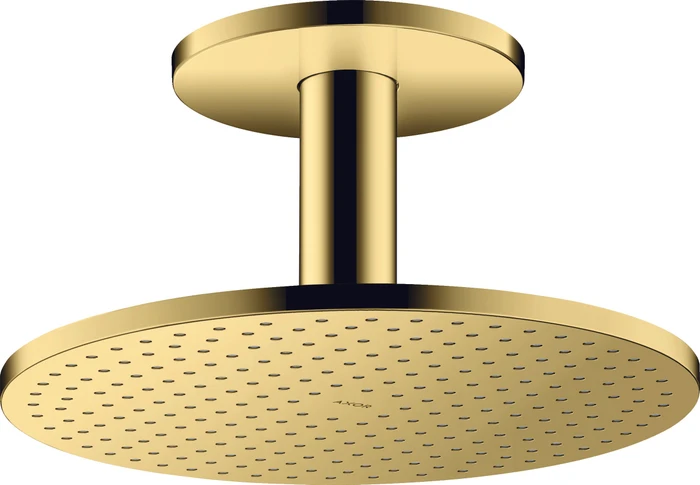 Hansgrohe Axor ShowerSolutions Kopfbrause 300 2jet mit Deckenanschluss polished goldoptik