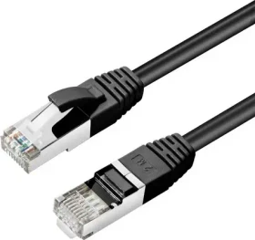 MicroConnect Patchkabel, Cat6, S/FTP, RJ-45/RJ-45, 1m, schwarz