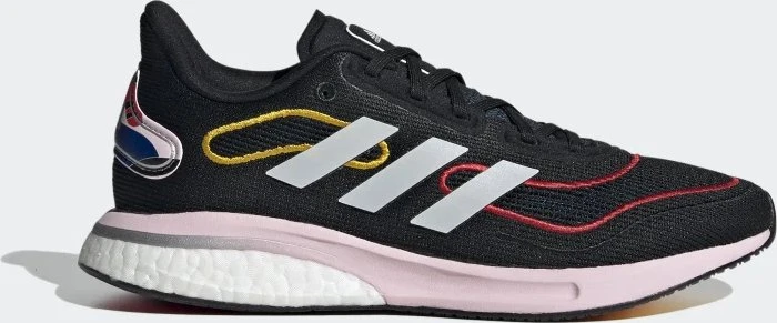 adidas Supernova core black/cloud white/vivid red (Damen)
