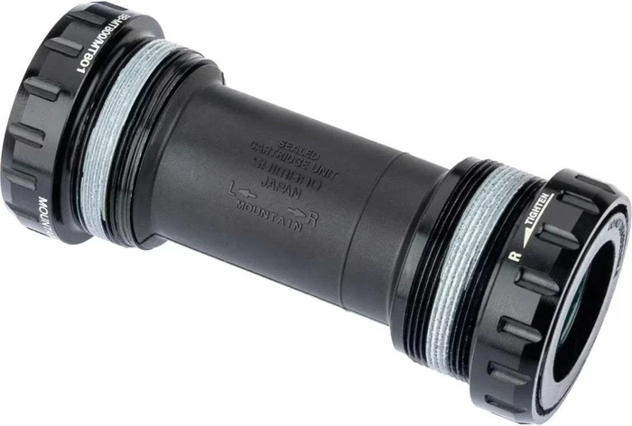 Shimano Deore XT BB-MT801 68mm Hollowtech II BSA Innenlager mit 68/73mm Adapter schwarz