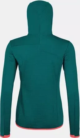 Ortovox Fleece Light Grid ZN Hoody Funktionsjacke pacific green (Damen)