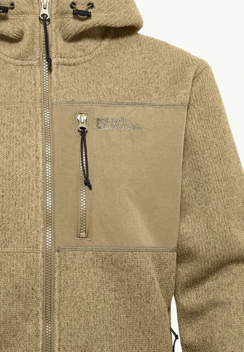 Jack Wolfskin Kaminfeuer Hooded Jacke anis (Herren)