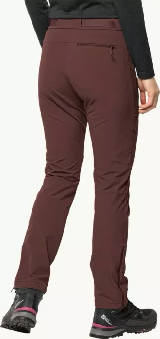 Jack Wolfskin Holdsteig Hose lang dark maroon (Damen)