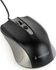 Gembird Optical Mouse 4B-01 grau/schwarz, USB (MUS-4B-01-GB)