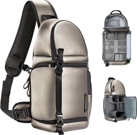 K&F Concept Urban Wander 02 10L Sling Crossbody eisengrau