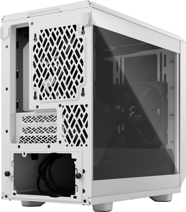 Fractal Design Meshify 2 Nano White TG Clear Tint, Glasfenster, Mini-ITX