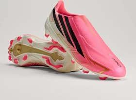 adidas F50 Hyperfast League Laceless FG solar turbo/core black/gold metallic