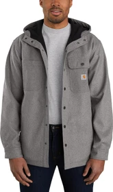 Carhartt Rain Defender Relaxed Fit Heavyweight Hooded Jacke black heather (Herren)