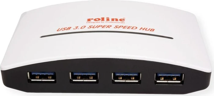 Roline / Secomp USB-Hub, 4x USB-A 3.0, USB-B 3.0 [Stecker]