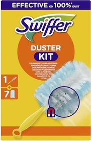 Swiffer Staubmagnet mit Febrezeduft Staubwischer-Set (Griff + 7 Tücher)
