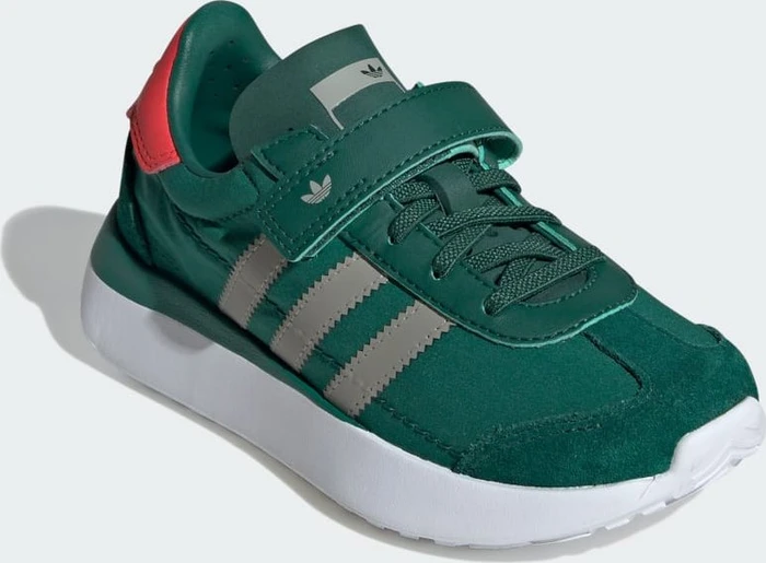 adidas Country XLG collegiate green/silver pebble/bright red (Junior)
