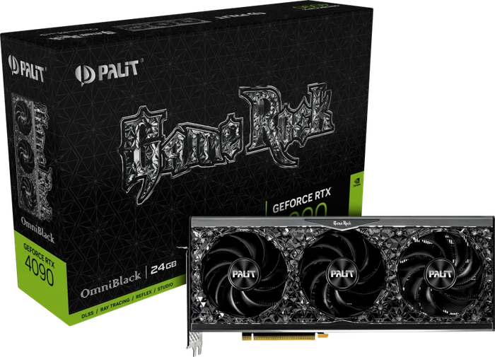 Palit GeForce RTX 4090 GameRock OmniBlack, 24GB GDDR6X, HDMI, 3x DP