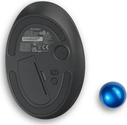 Kensington Pro Fit Ergo TB450 Trackball schwarz/blau, USB-A/Bluetooth