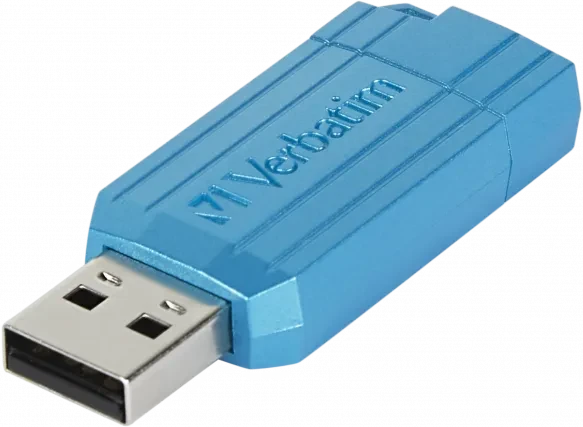 Verbatim Store 'n' Go PinStripe 16GB Caribbean Blue, USB-A, USB 2.0
