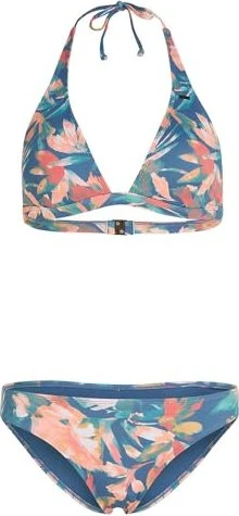 O'Neill Essentials Marga Cruz Bikini-Set blue painted tropics (Damen)