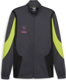 Puma King Pro Fußball Trainingsjacke strong grey/electric lime (Herren)