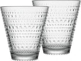 Iittala Kastehelmi Trinkglas 300ml klar, 2 Stück